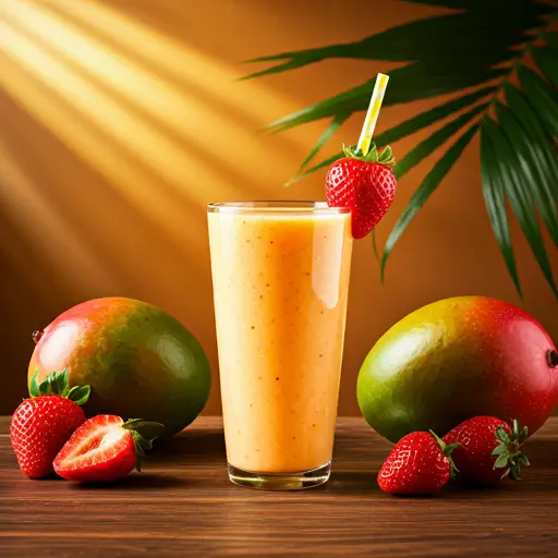 Sun-Kissed Mango Berry Bliss Smoothie: The New Tropical Joy