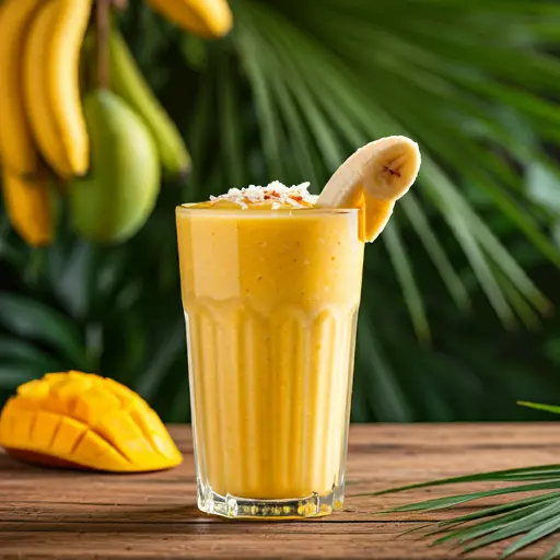 How To Make Tropical Mango Banana Smoothie?